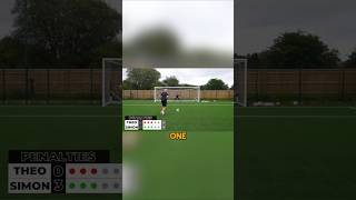 Theo baker scores penalty ball football skills footballshorts youtube youtuber clips [upl. by Wrigley]