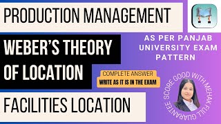 webers theory of industrial location  webers theory of plant location  Facilities location [upl. by Nairadal]