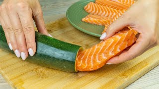 Zalm en courgette recept voor een geslaagd diner Verras de FAMILIE met dit recept [upl. by Rosabella]