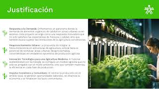 Agricultura Urbana de Precisión con fotoluminiscencia [upl. by Phillie278]