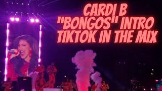 Cardi B quotBongosquot Intro at TikTok In the Mix [upl. by Enael636]