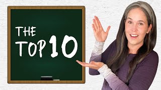 English Words – The Top 10 – Pronunciation Guide – Learn English American English [upl. by Jumbala975]