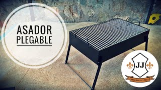 Como Hacer Un Asador PLEGABLE o Parrilla  DIY  Tutorial [upl. by Erminia]