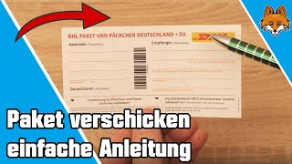 Paket verschicken  Paketschein ausfüllen Anleitung 📦 [upl. by Akima]