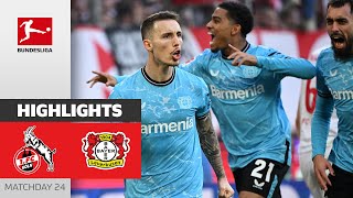 Leverkusen Unstoppable  1 FC Köln  Bayer 04 Leverkusen 02  Highlights  MD 24 – Bundesliga [upl. by Ahsek448]