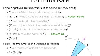 LSH10 False positive and negative errors of LSH [upl. by Klockau324]