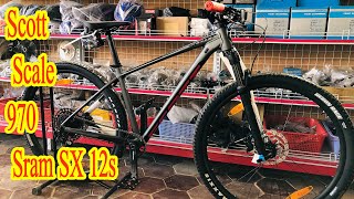 Review New Bike Scott Scale 970 2022 Dark Grey By Poleak From Cambodia [upl. by Ayetal]