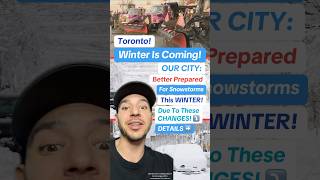 Toronto WINTER Is Coming Heres How Our City Is Prepared For Snowstorms toronto winteriscoming [upl. by Eulaliah]