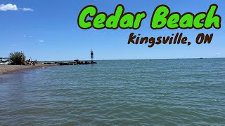 Our First Time at Cedar Beach in Kingsville ON [upl. by Naejeillib840]