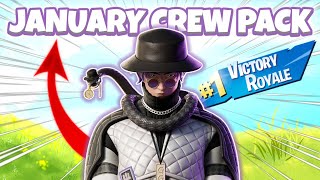 🔥SILAS HESK FIRST VICTORY ROYALE 👑 💣 January Crew Pack IS HERE 🏆😎 [upl. by Langston]