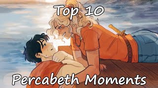 Top 10 Most Romantic Percabeth Moments [upl. by Duky]