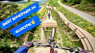 BEST BIKEPARK IN EUROPE AND FIRST DAY ON MY NEW BIKE 🔥 [upl. by Chad6]