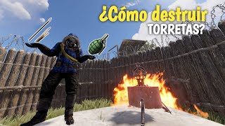 ⚡TORRETAS en RUST⚡ ¿Como Romperlas [upl. by Latrell895]