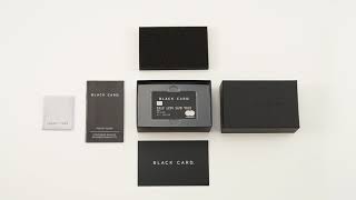 Unboxing the Luxury Card MasterCard Black Card [upl. by Neelav644]