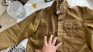 Filson Tin Cloth Short Lined Cruiser Jacker review [upl. by Yup432]