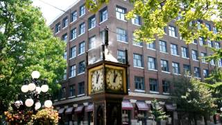 Vancouver Gastown Steam Clock [upl. by Aneetak]