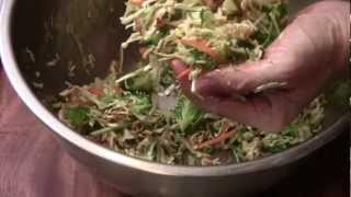 How To Make Asian Cole Slaw Salad [upl. by Haley]