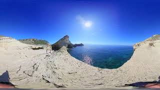 Balade 360 ° en réalité virtuelle en direction du phare de pertusato à Bonifacio en Corse [upl. by Budge]