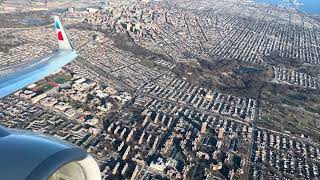 Take Off From LaGuardia with Views of New York City on Climb Out  2724 [upl. by Lion30]