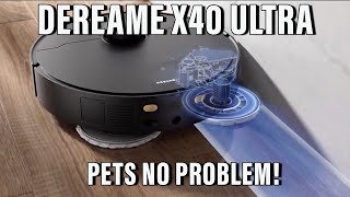 Dreame X40 Ultra Mop amp Vacuum Robot  Advanced Lidar Smart Object Avoidance amp Pet Poop Detection [upl. by Kraul]