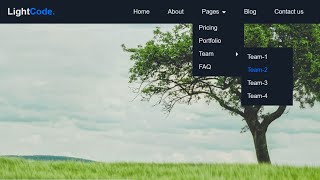 How To Make Drop Down Menu Using HTML And CSS [upl. by Snilloc]