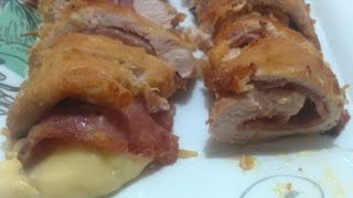 How to cook Chicken Cordon Bleu Pinoy Style [upl. by Sergius]