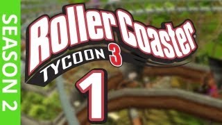 Lets Play Rollercoaster Tycoon 3  Part 1 Season 2 [upl. by Hagen]