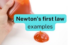 Newtons first law examples [upl. by Ranita589]