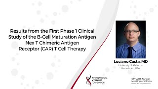 Phase 1 Clinical Study of the BCMA Nex T CAR T Cell Therapy CC98633BMS986354 in pts with RRMM [upl. by Ronn]