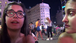 Pressenza  Buenos Aires protesta en el Obelisco [upl. by Kiki]