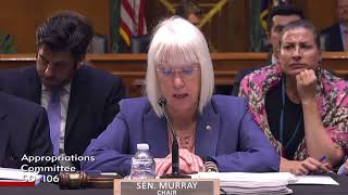 Senate Appropriations Chair Murray Delivers Remarks at Full Committee Markup of FY25 Funding Bills [upl. by Rogergcam127]