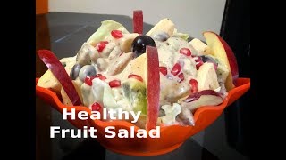 Healthy fruit salad recipeMayonnaise salad recipe [upl. by Drugi]