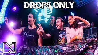 Laidback Luke Hardwell Afrojack Quintino SJ amp RM Chukie Blasterjaxx DROPS ONLY  Mixmash Miami 2018 [upl. by Ahsam297]