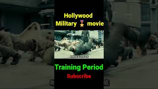 Hollywood Military 🎖️ movie training period movie viralvideos shorts [upl. by Enirehtahc435]