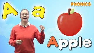 Phonics Step 1  Alphabet  Lesson 1 Aa Bb  4 Step Phonics [upl. by Riordan]