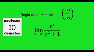 limites regla de L´Hopital 7 [upl. by Arekahs]