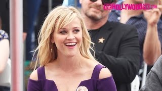 Reese Witherspoon Speaks At Goldie Hawn amp Kurt Russells Walk Of Fame Ceremony 5417 [upl. by Yonit816]