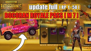 Update full Bocoran Royale pass M7  pubg mobile Rp 150 [upl. by Merell]