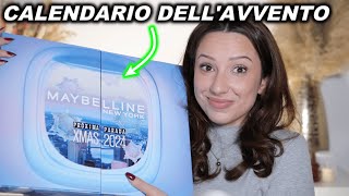 CALENDARIO DELL AVVENTO 2024 DI MAYBELLINE [upl. by Aelat964]