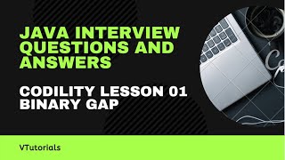 Java Interview Questions and Answers  Codility Lesson 01 Binary Gap [upl. by Adaha]