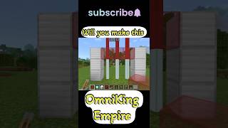 Making laser door in minecraft OmniKingminecraftemperor gamingtrending trendingshorttoturial [upl. by Georg]