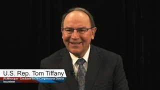 Campaign 2024 US Rep Tom Tiffany R Minocqua  Incumbent Candidate for 7th CD [upl. by Leo]