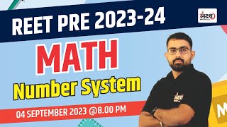 REET Maths Classes  Math  Number System  Reet 2024 Patrata Pariksha Math Classes  Class 01 [upl. by Romeon]