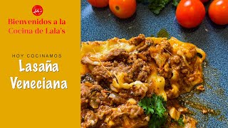 Receta Lasaña Veneciana [upl. by Mauri293]