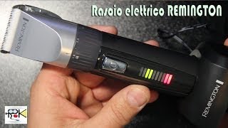 RASOIO ELETTRICO lama in ceramica REMINGTON taglia capelli [upl. by Trevlac]