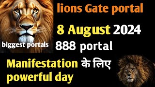 Lions Gate Portal 2024 888 Hz Abundance amp Prosperity Meditation 🦁✨♾️ [upl. by Meredi]