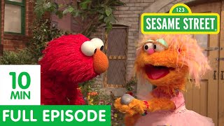 Sesame Street Elmos Playdate with a Pet Rock  Crafty Friends Episode on HBO Max [upl. by Inglis]