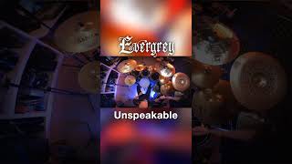 🔥 quotUnspeakablequot by EVERGREY  Clip 2  Drum Cover drumcover drums progressivemetal [upl. by Euqnimod156]