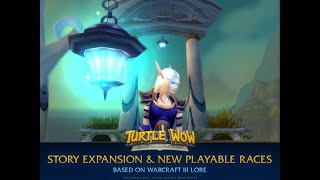 Turtle WoW Mystery of Azeroth intro Altos Elfos Español latino [upl. by Fanestil]