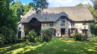 Thatched House with grounds in Normandy thatchedhouse normandyhome frenchpropertyforsale [upl. by Volkan]